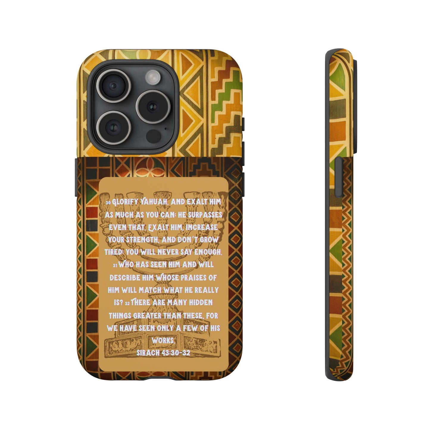 Exalt Yahuah - Sirach Phone Case - Tough Cases  - Apocryphal Collection