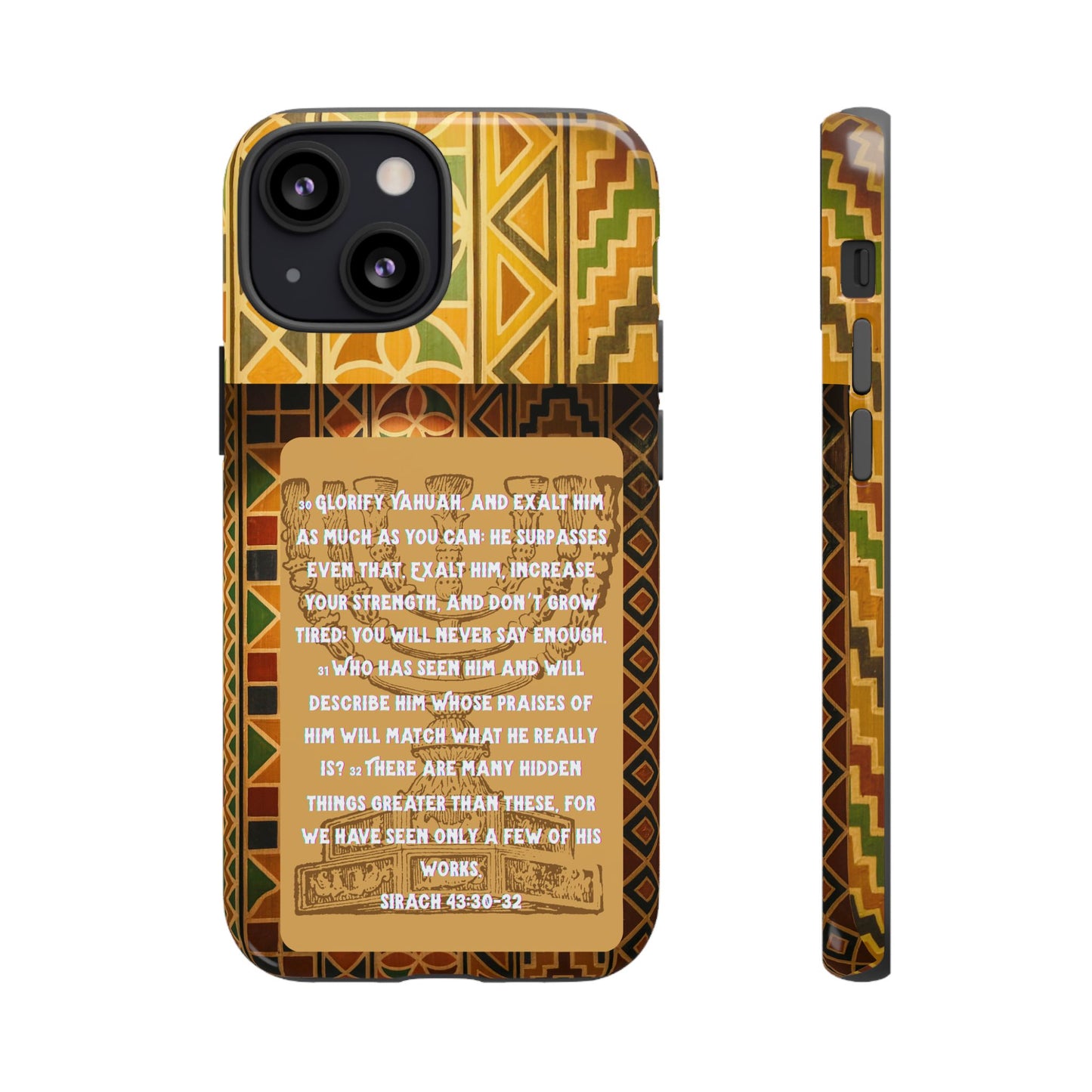 Exalt Yahuah - Sirach Phone Case - Tough Cases  - Apocryphal Collection