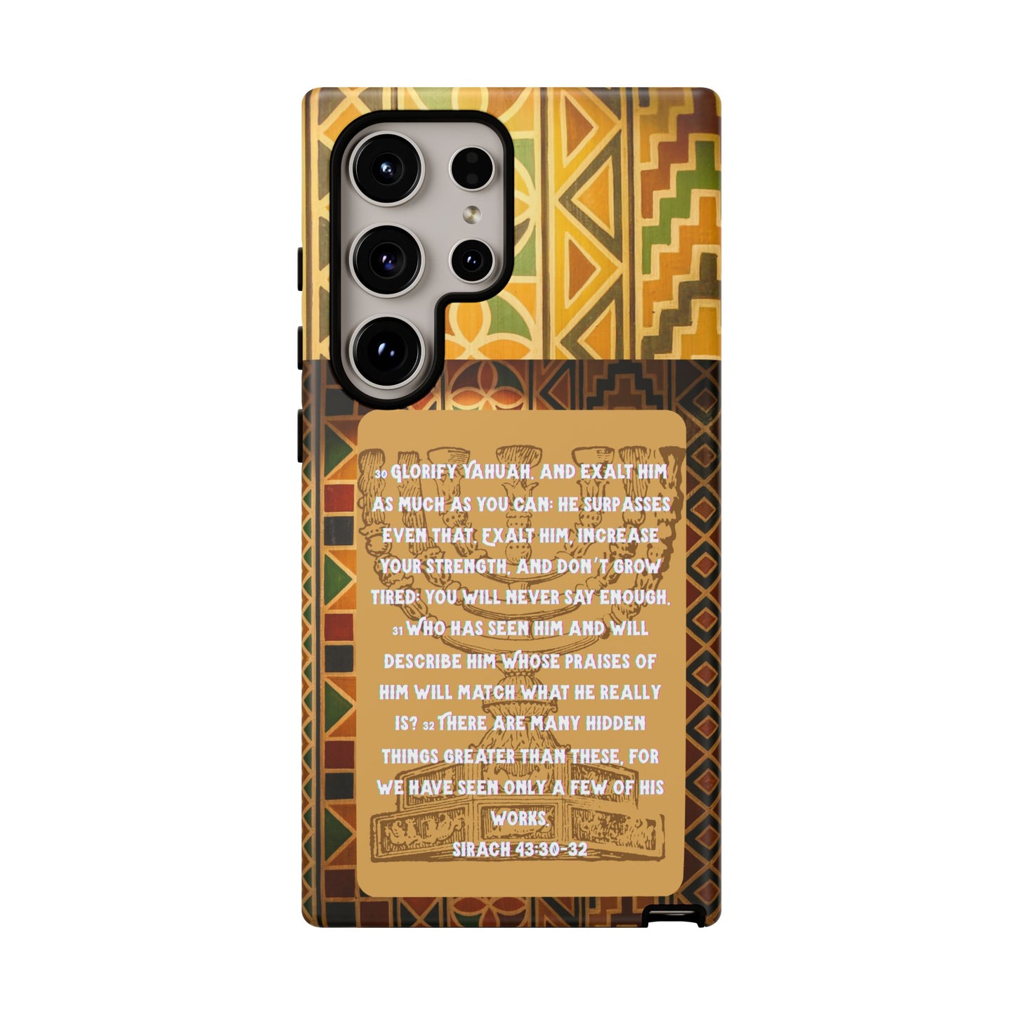 Exalt Yahuah - Sirach Phone Case - Tough Cases  - Apocryphal Collection