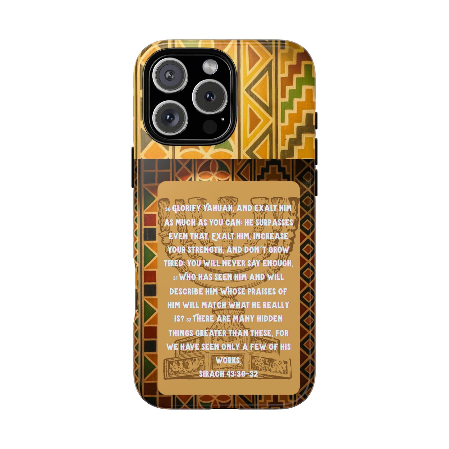 Exalt Yahuah - Sirach Phone Case - Tough Cases  - Apocryphal Collection