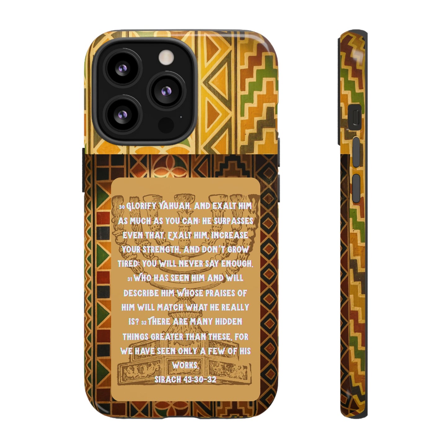 Exalt Yahuah - Sirach Phone Case - Tough Cases  - Apocryphal Collection