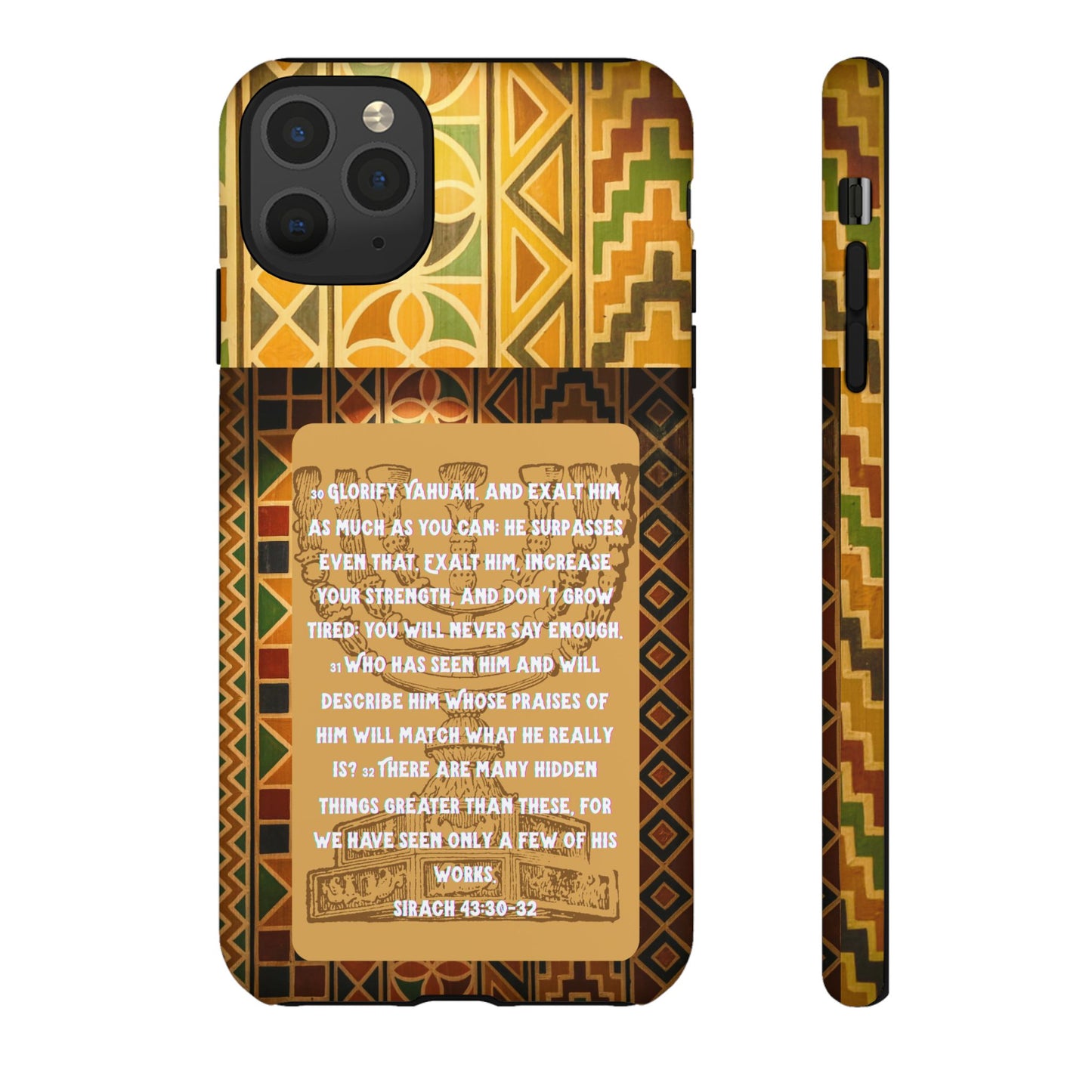Exalt Yahuah - Sirach Phone Case - Tough Cases  - Apocryphal Collection