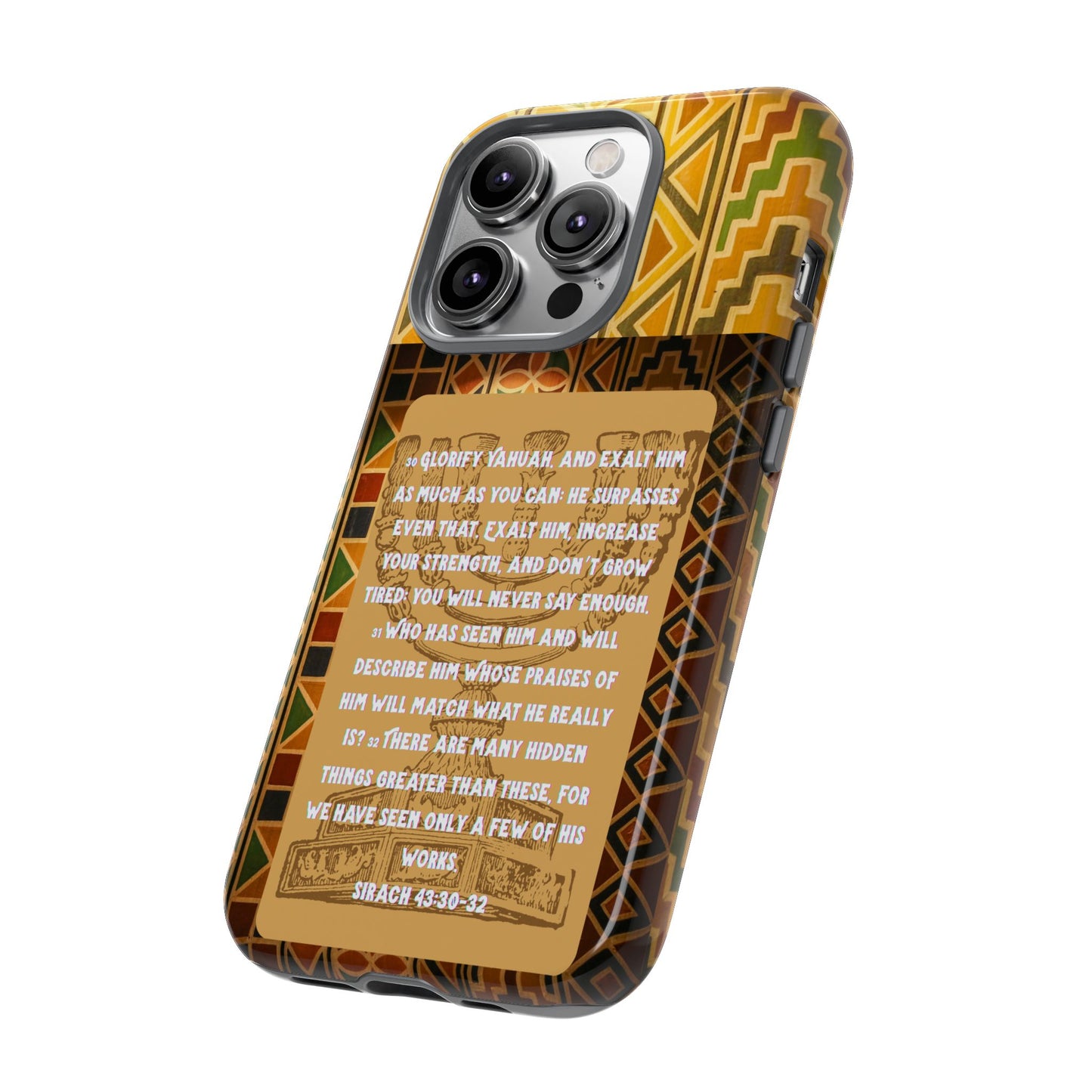 Exalt Yahuah - Sirach Phone Case - Tough Cases  - Apocryphal Collection