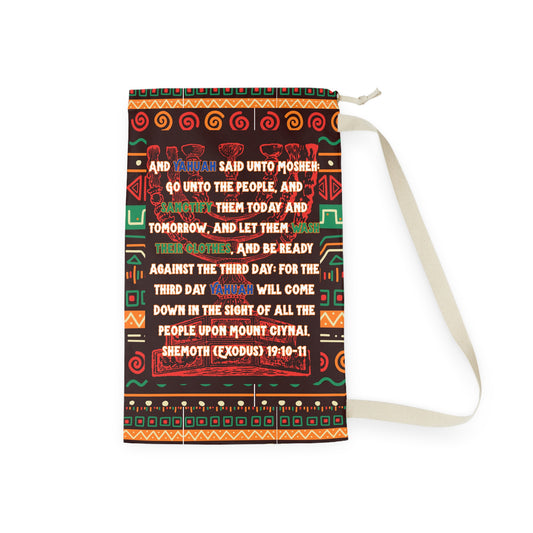 Colorful African Heritage Laundry Bag, Unique Home Decor, Laundry Organizer, Gift for Students, Cultural Inspiration Bag