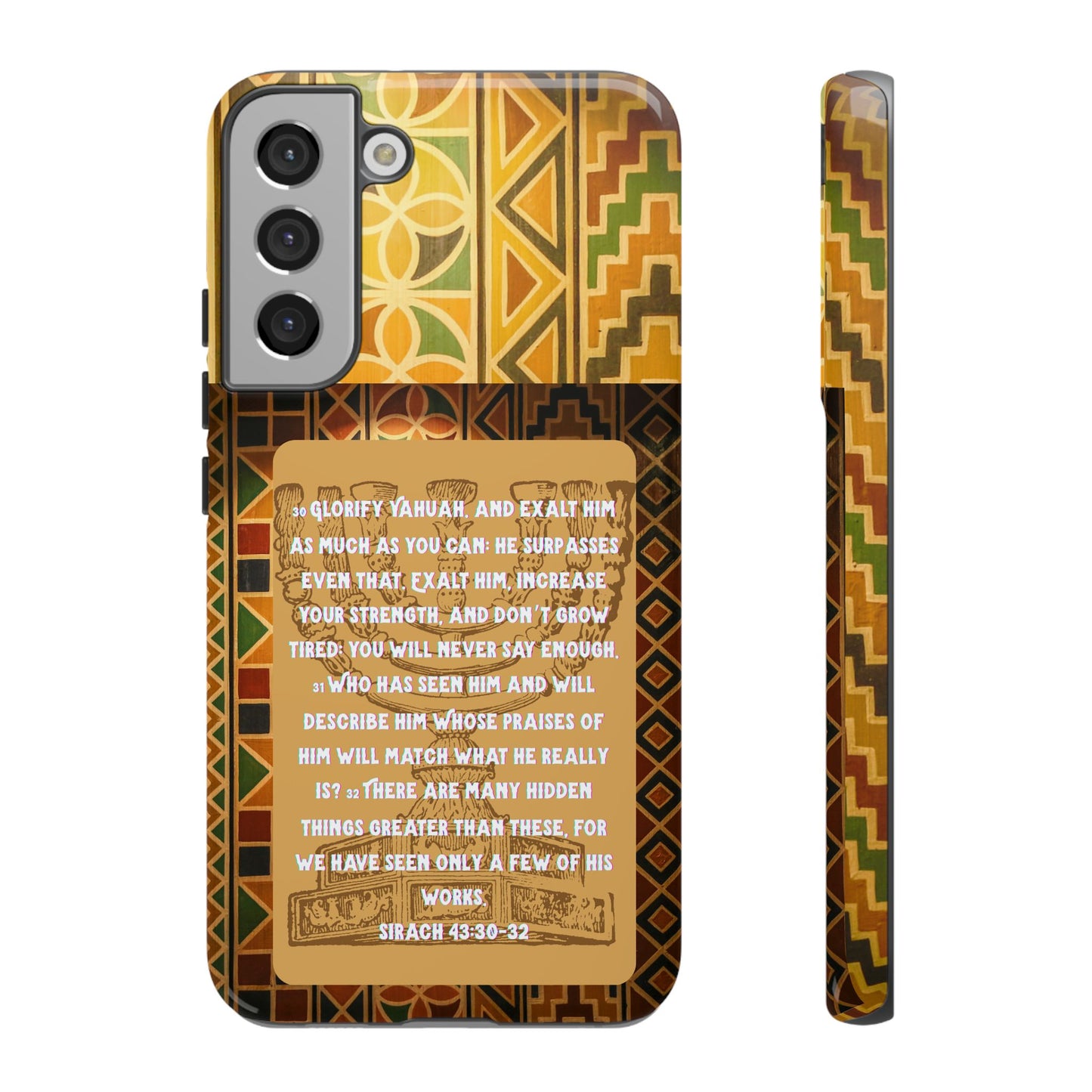 Exalt Yahuah - Sirach Phone Case - Tough Cases  - Apocryphal Collection
