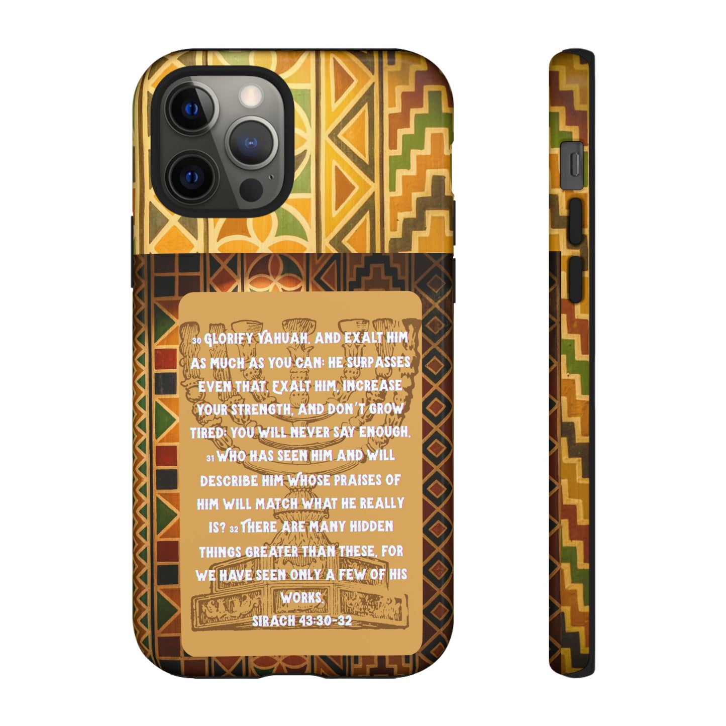 Exalt Yahuah - Sirach Phone Case - Tough Cases  - Apocryphal Collection