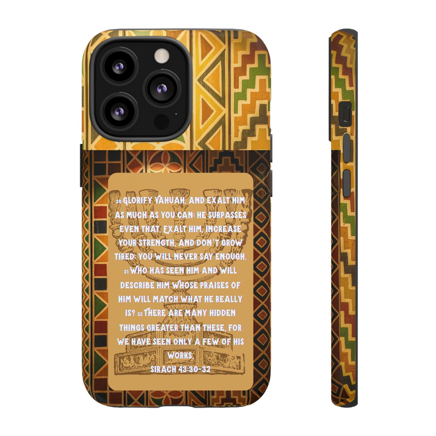 Exalt Yahuah - Sirach Phone Case - Tough Cases  - Apocryphal Collection