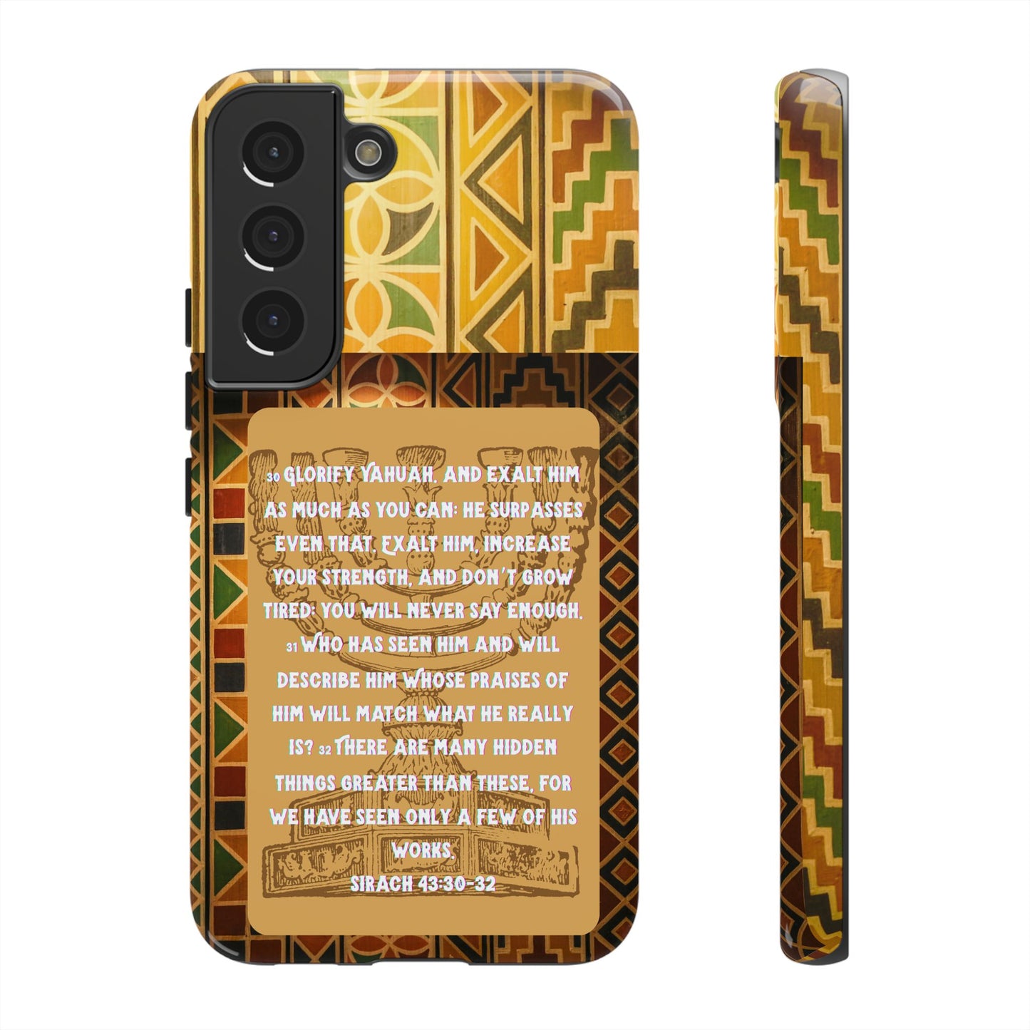 Exalt Yahuah - Sirach Phone Case - Tough Cases  - Apocryphal Collection