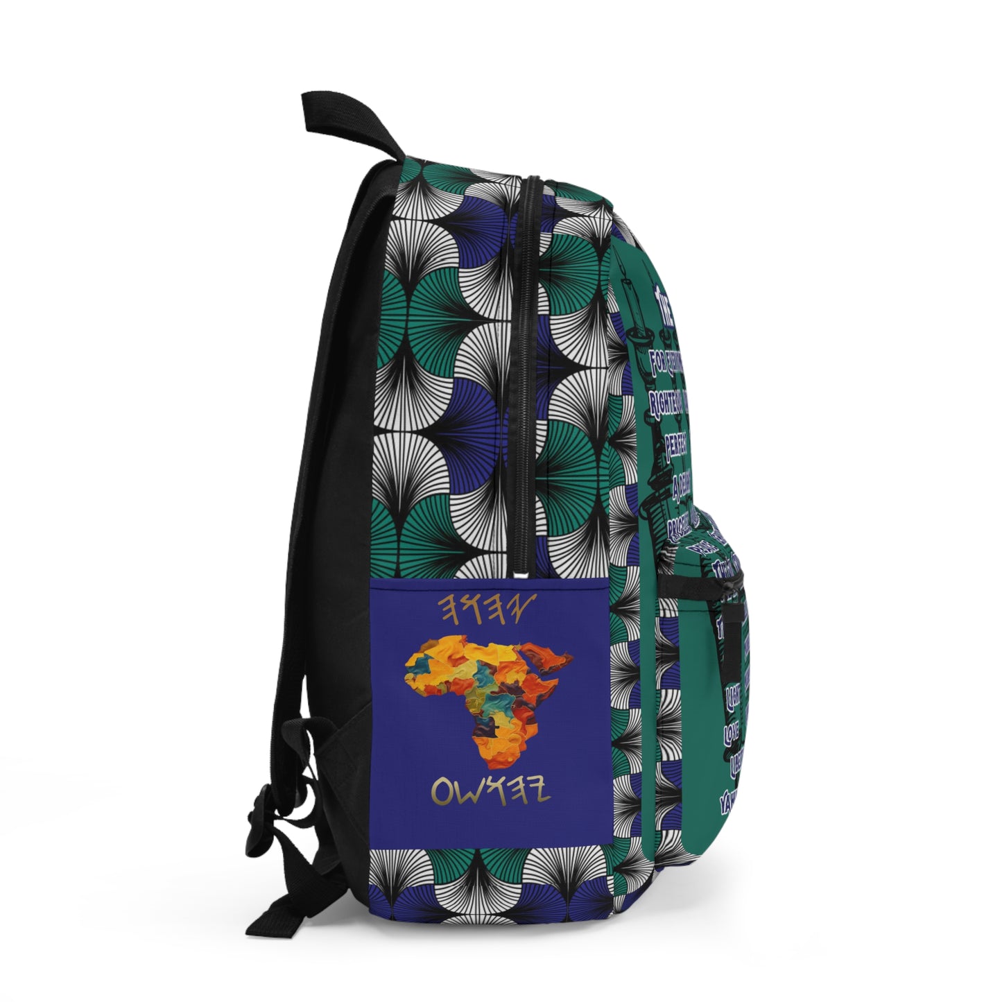 Torah Is - Royal Blue Kente Book Bag - Biblical Principles Collection