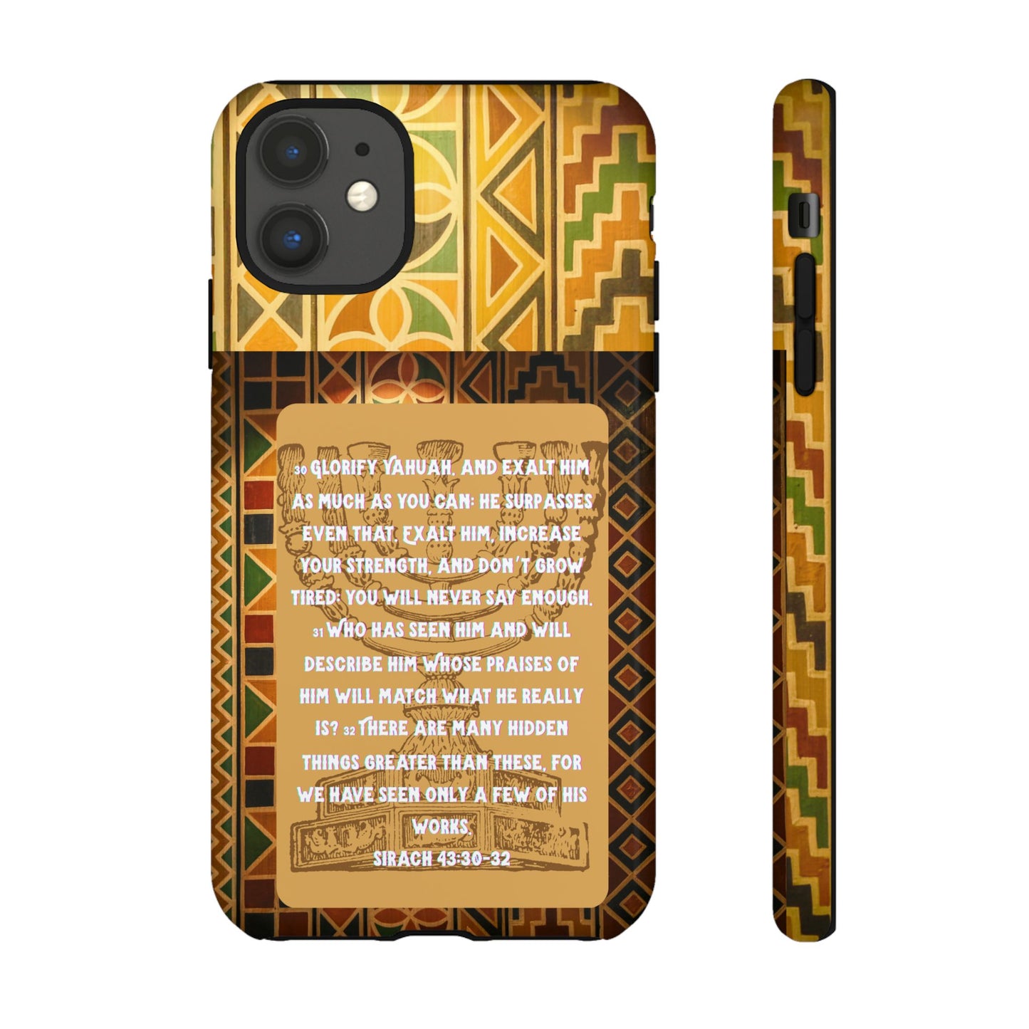 Exalt Yahuah - Sirach Phone Case - Tough Cases  - Apocryphal Collection
