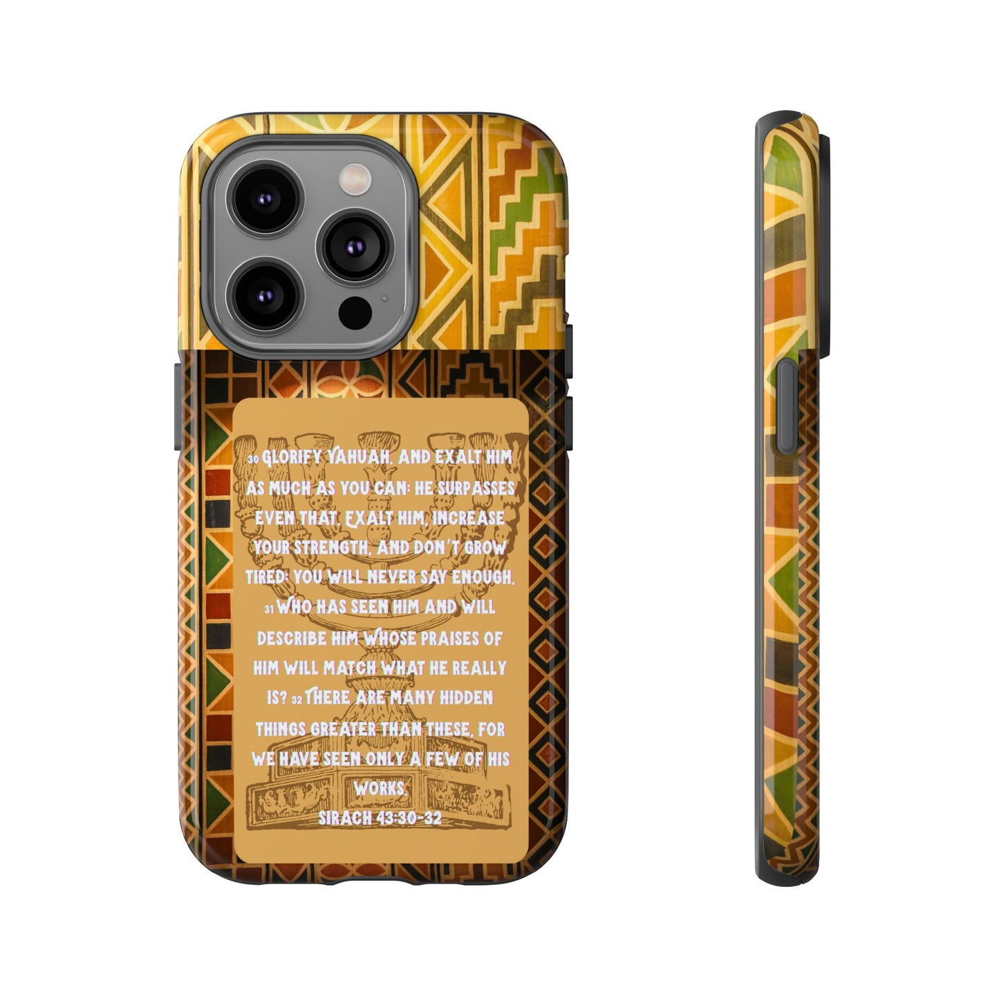 Exalt Yahuah - Sirach Phone Case - Tough Cases  - Apocryphal Collection