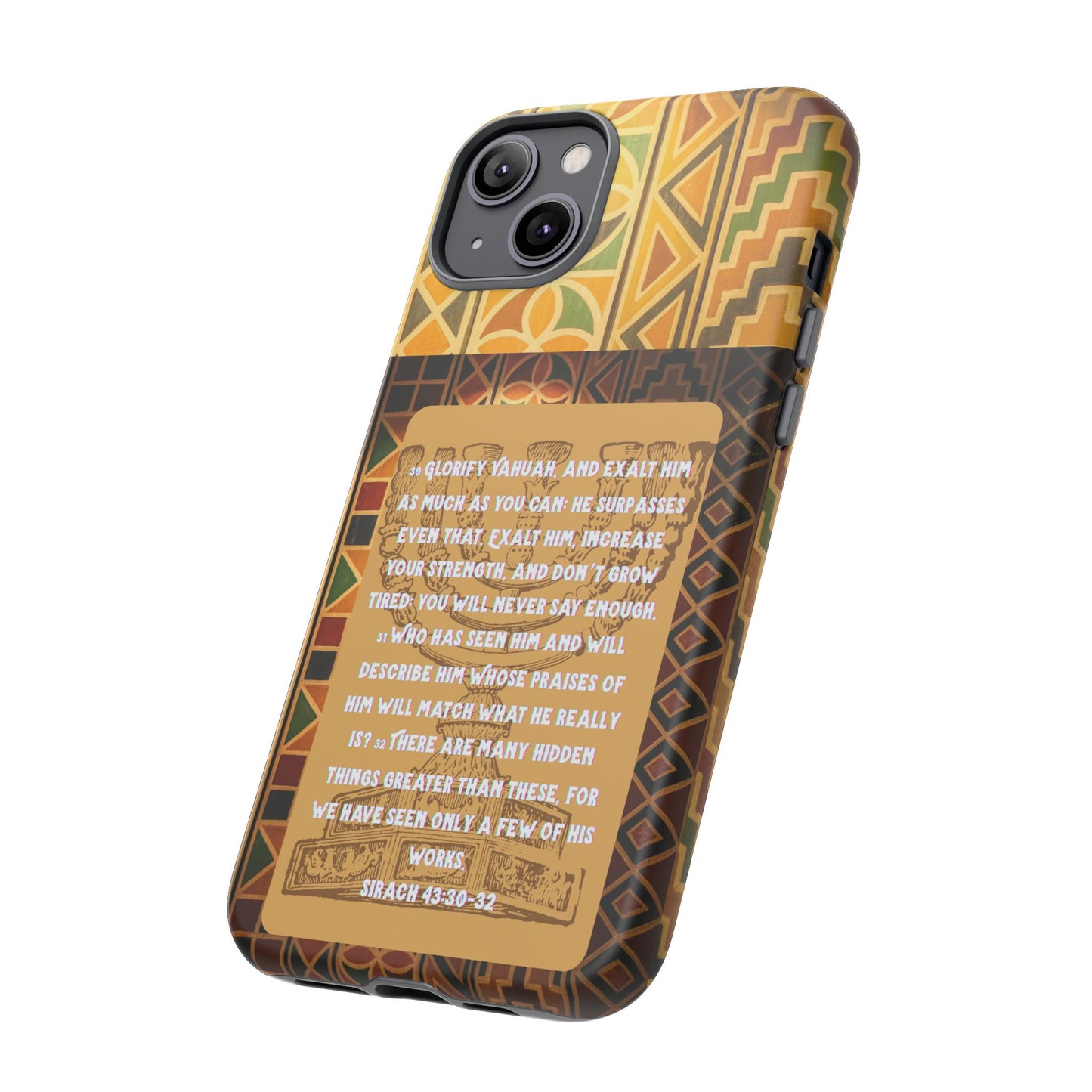 Exalt Yahuah - Sirach Phone Case - Tough Cases  - Apocryphal Collection