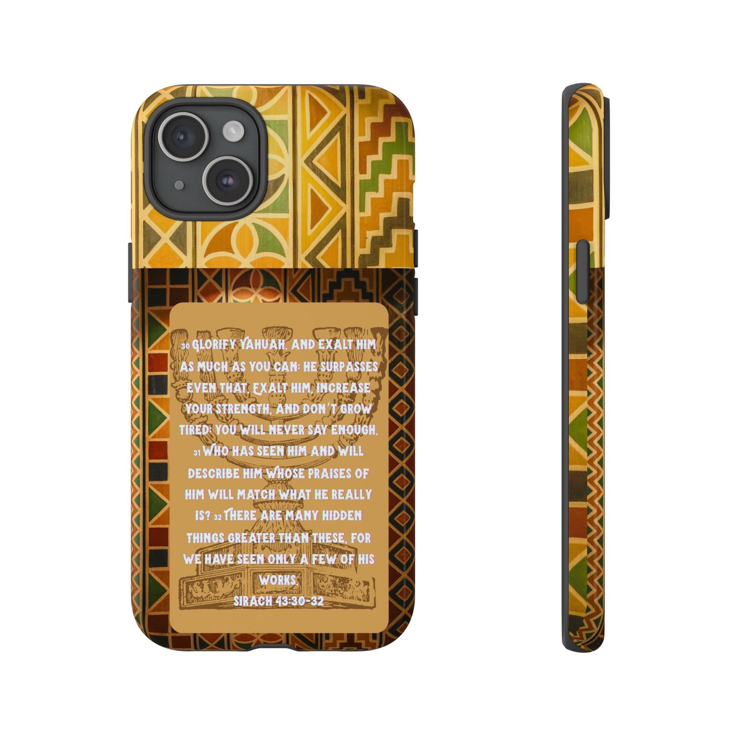 Exalt Yahuah - Sirach Phone Case - Tough Cases  - Apocryphal Collection