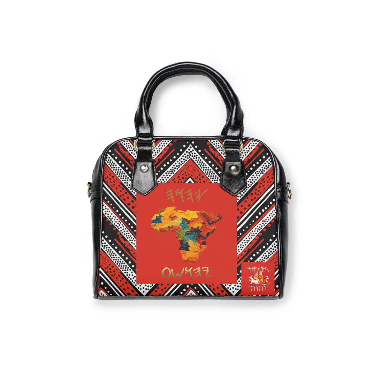 Confidence - Red Kente Shoulder Handbag -  Biblical Principles Collection