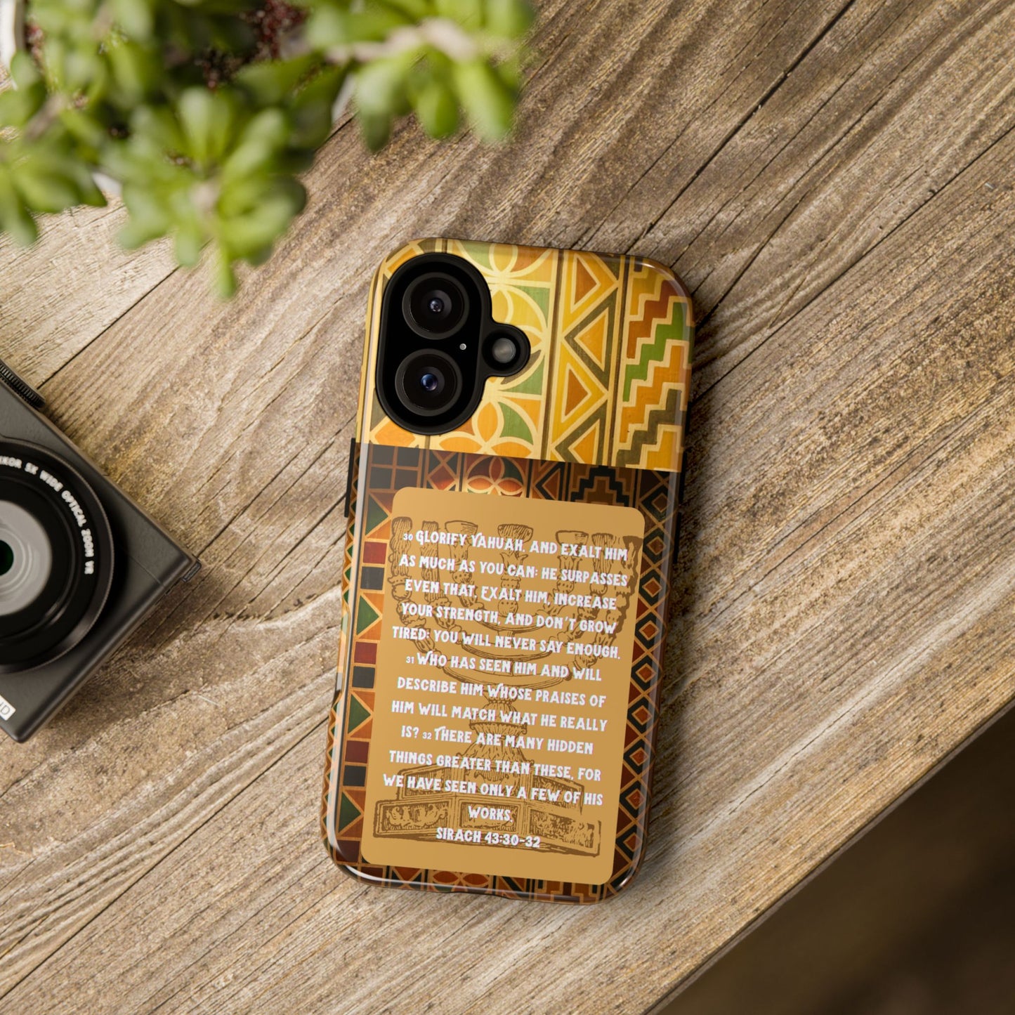 Exalt Yahuah - Sirach Phone Case - Tough Cases  - Apocryphal Collection