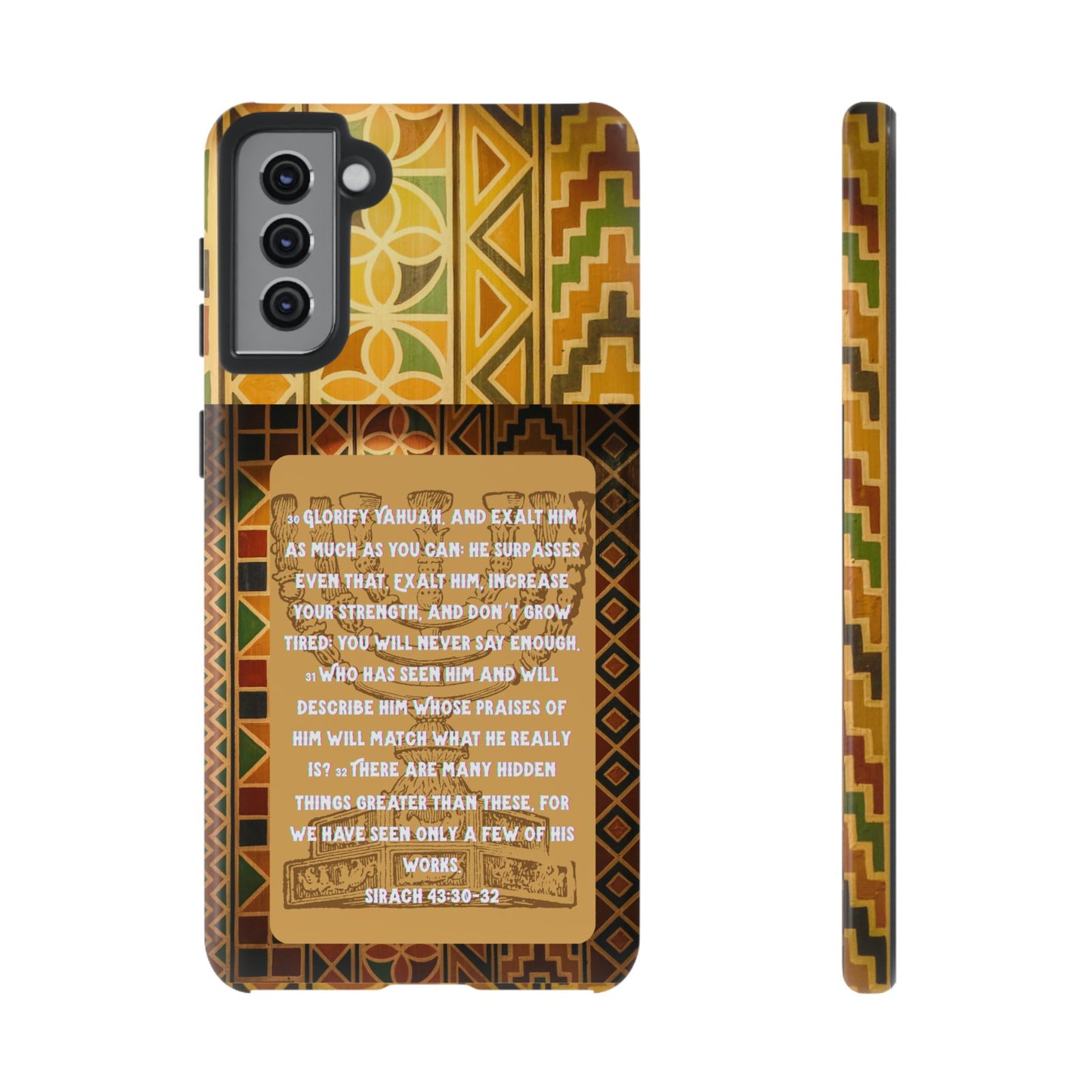 Exalt Yahuah - Sirach Phone Case - Tough Cases  - Apocryphal Collection