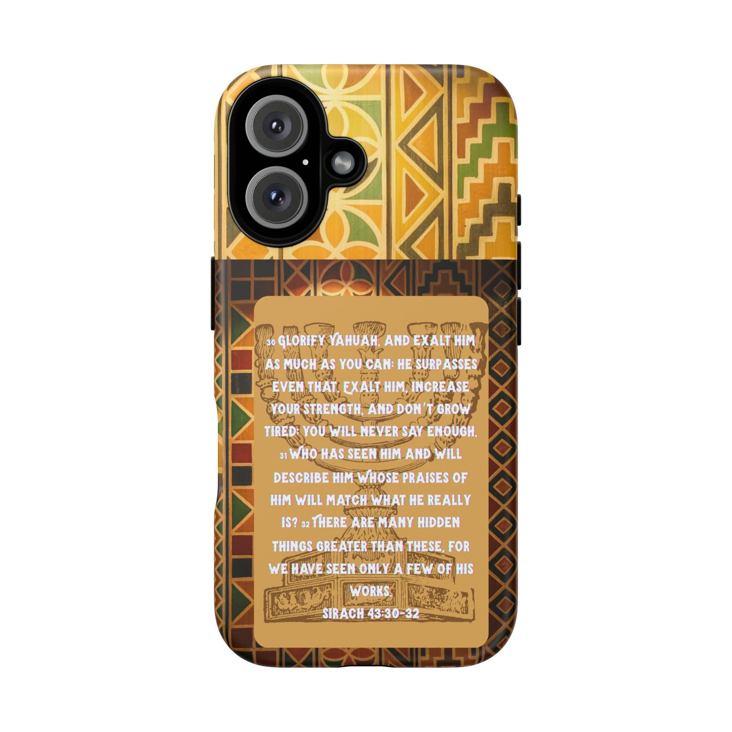 Exalt Yahuah - Sirach Phone Case - Tough Cases  - Apocryphal Collection