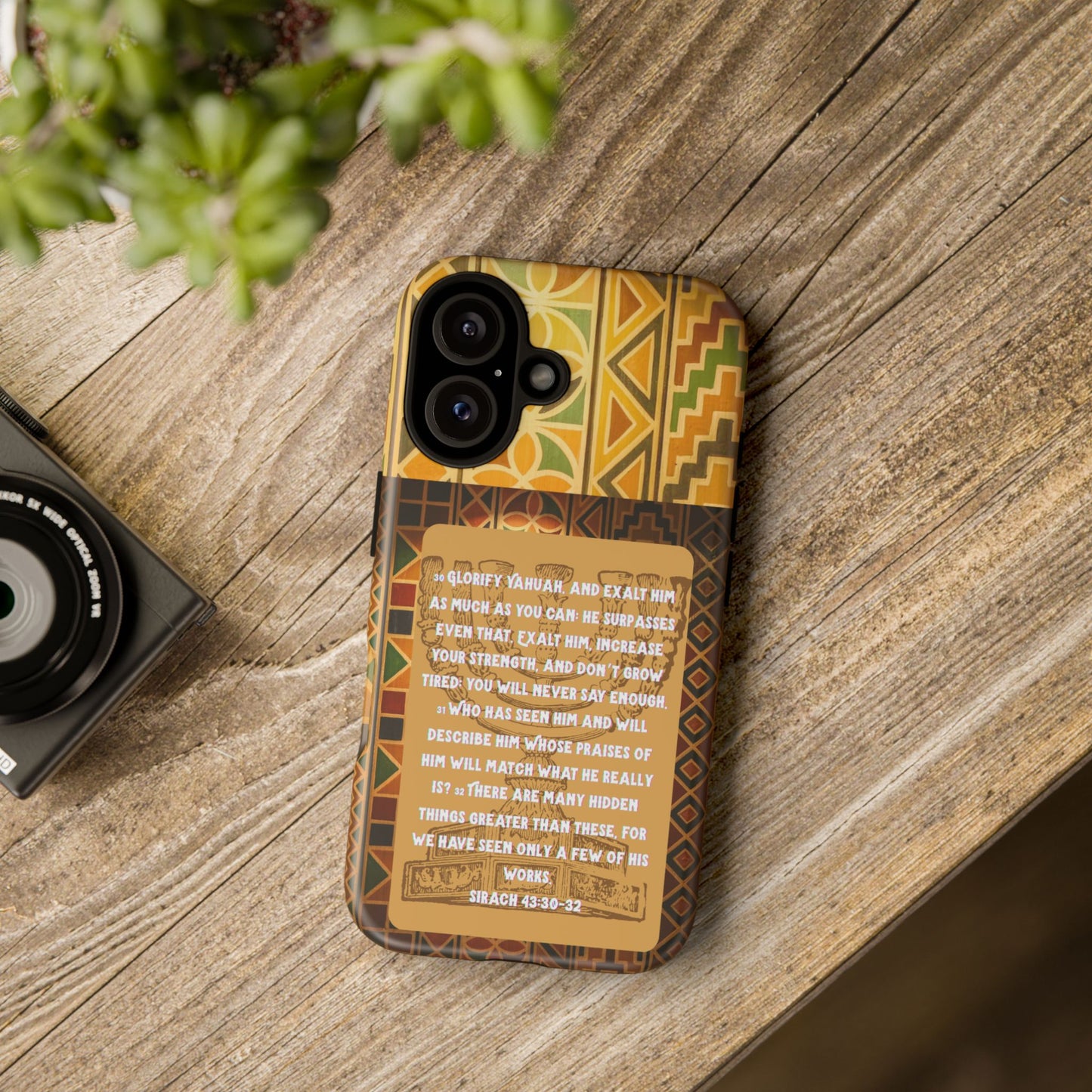 Exalt Yahuah - Sirach Phone Case - Tough Cases  - Apocryphal Collection