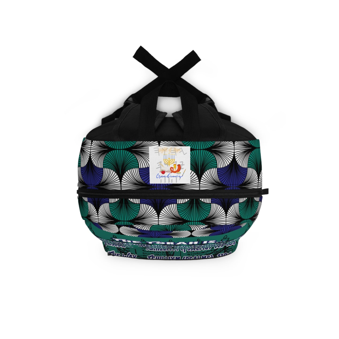 Torah Is - Royal Blue Kente Book Bag - Biblical Principles Collection