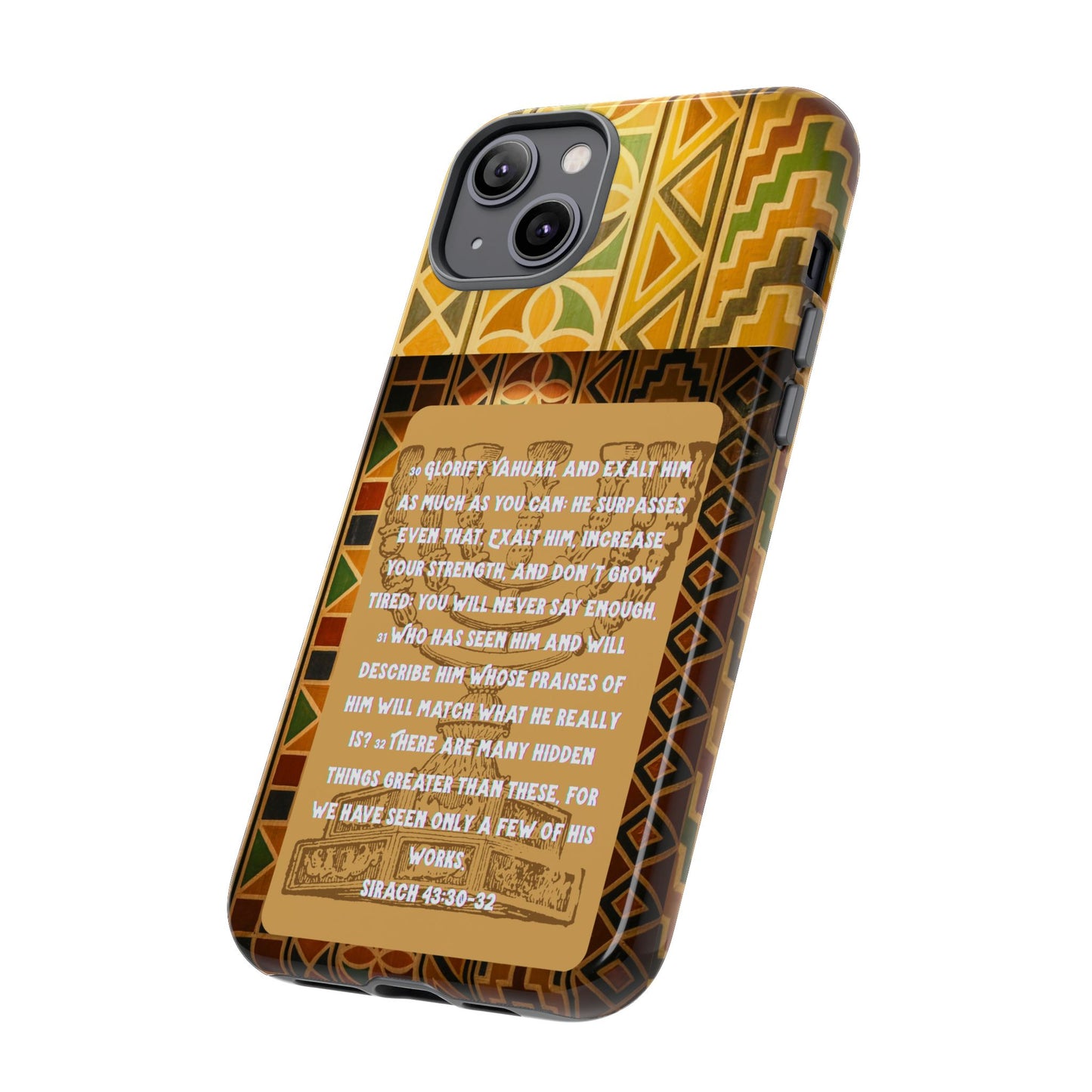 Exalt Yahuah - Sirach Phone Case - Tough Cases  - Apocryphal Collection