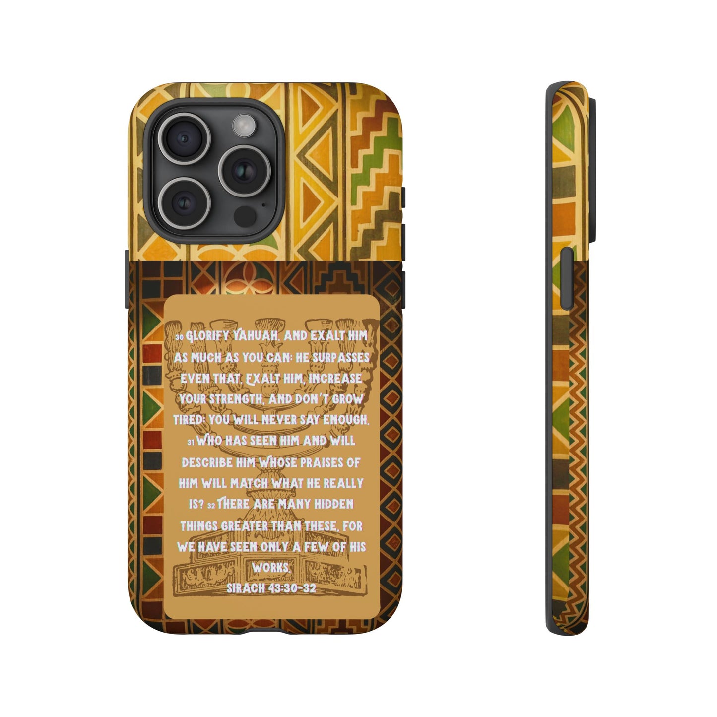 Exalt Yahuah - Sirach Phone Case - Tough Cases  - Apocryphal Collection