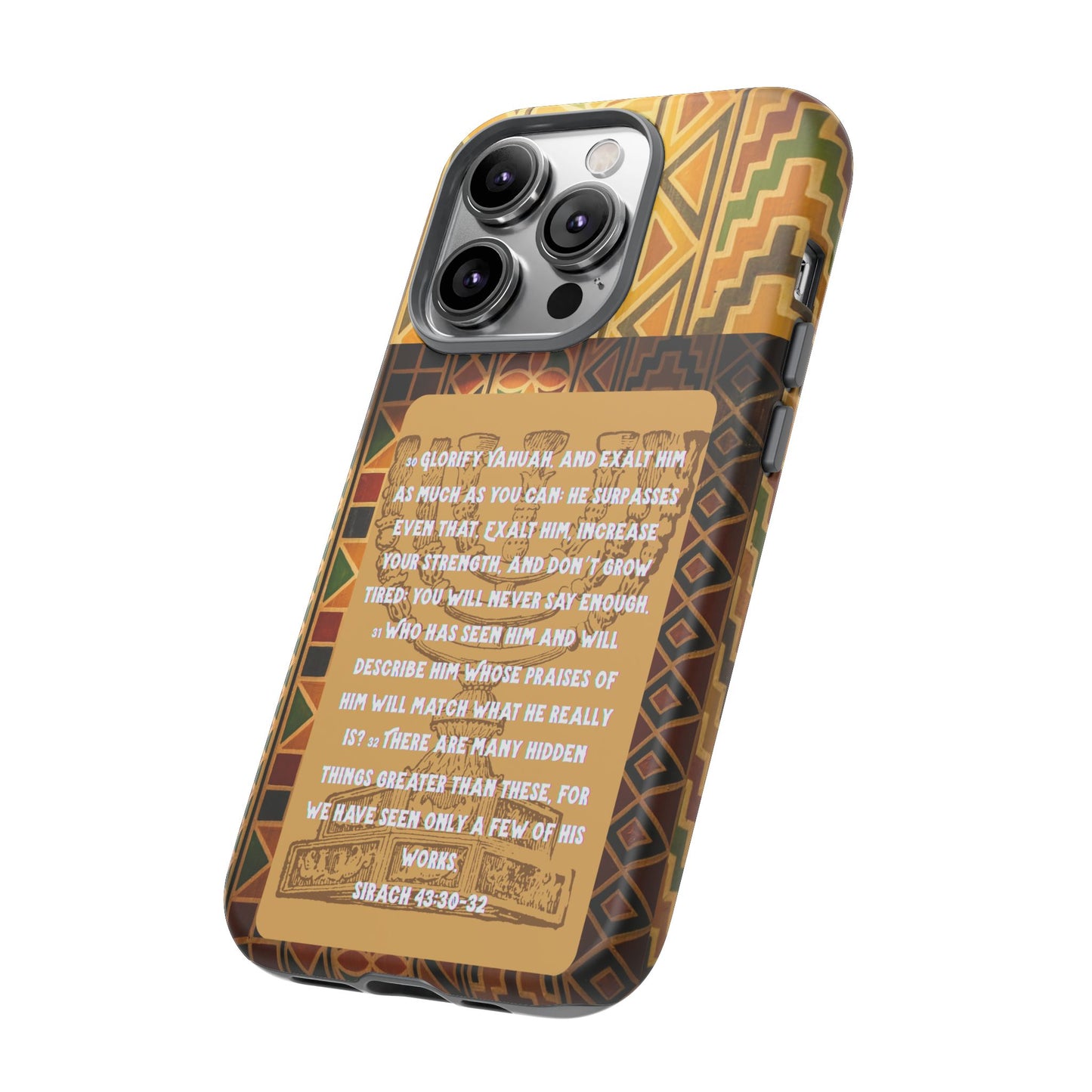 Exalt Yahuah - Sirach Phone Case - Tough Cases  - Apocryphal Collection