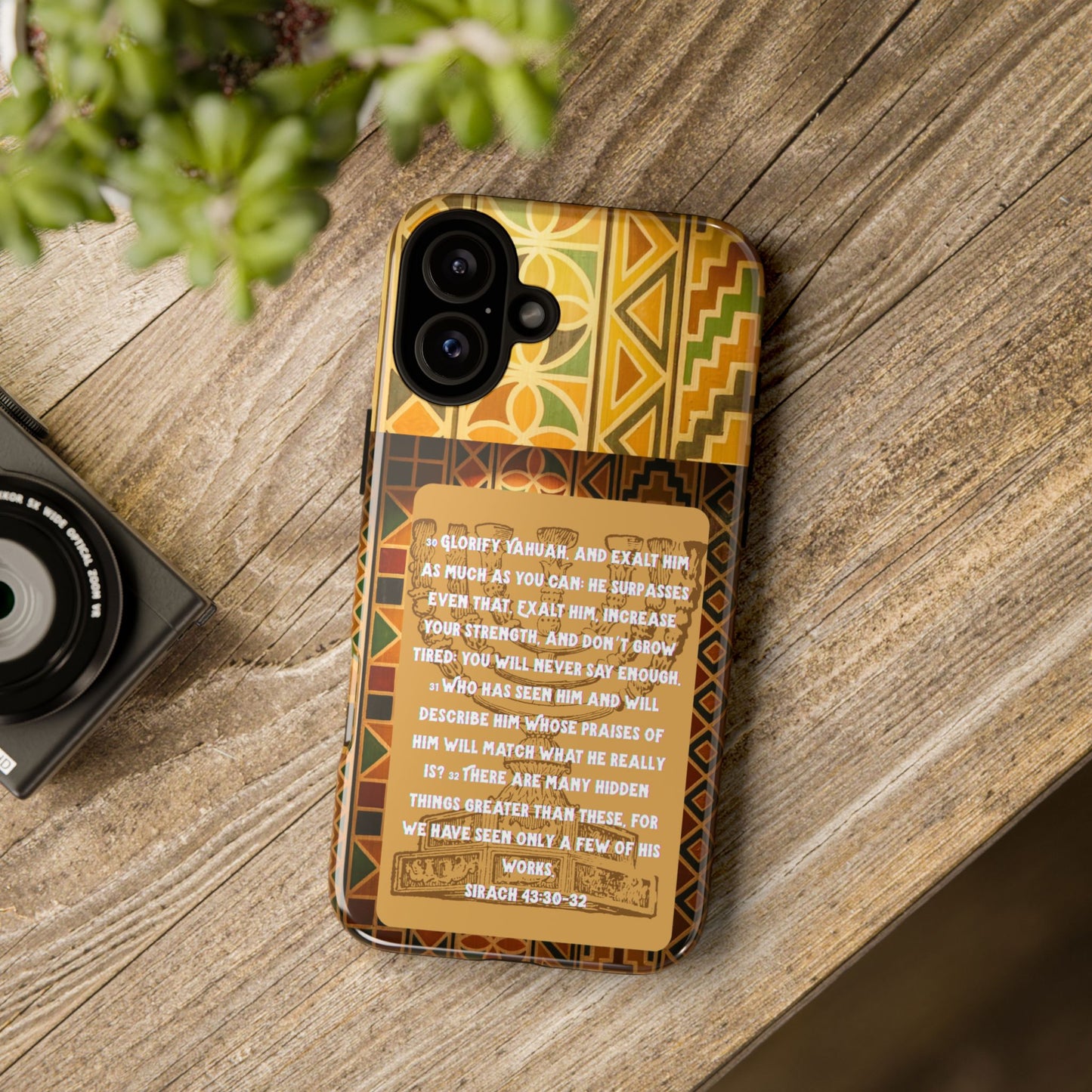 Exalt Yahuah - Sirach Phone Case - Tough Cases  - Apocryphal Collection