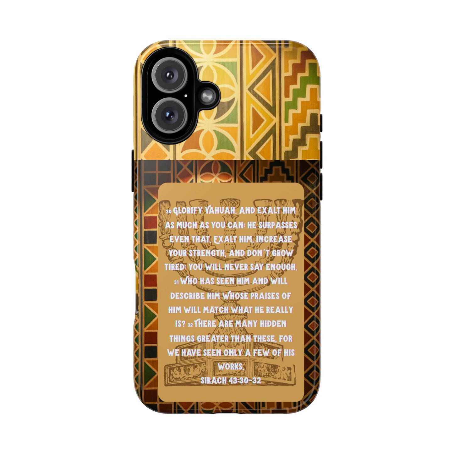 Exalt Yahuah - Sirach Phone Case - Tough Cases  - Apocryphal Collection