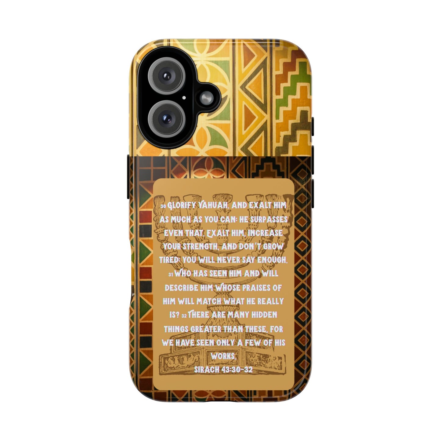 Exalt Yahuah - Sirach Phone Case - Tough Cases  - Apocryphal Collection