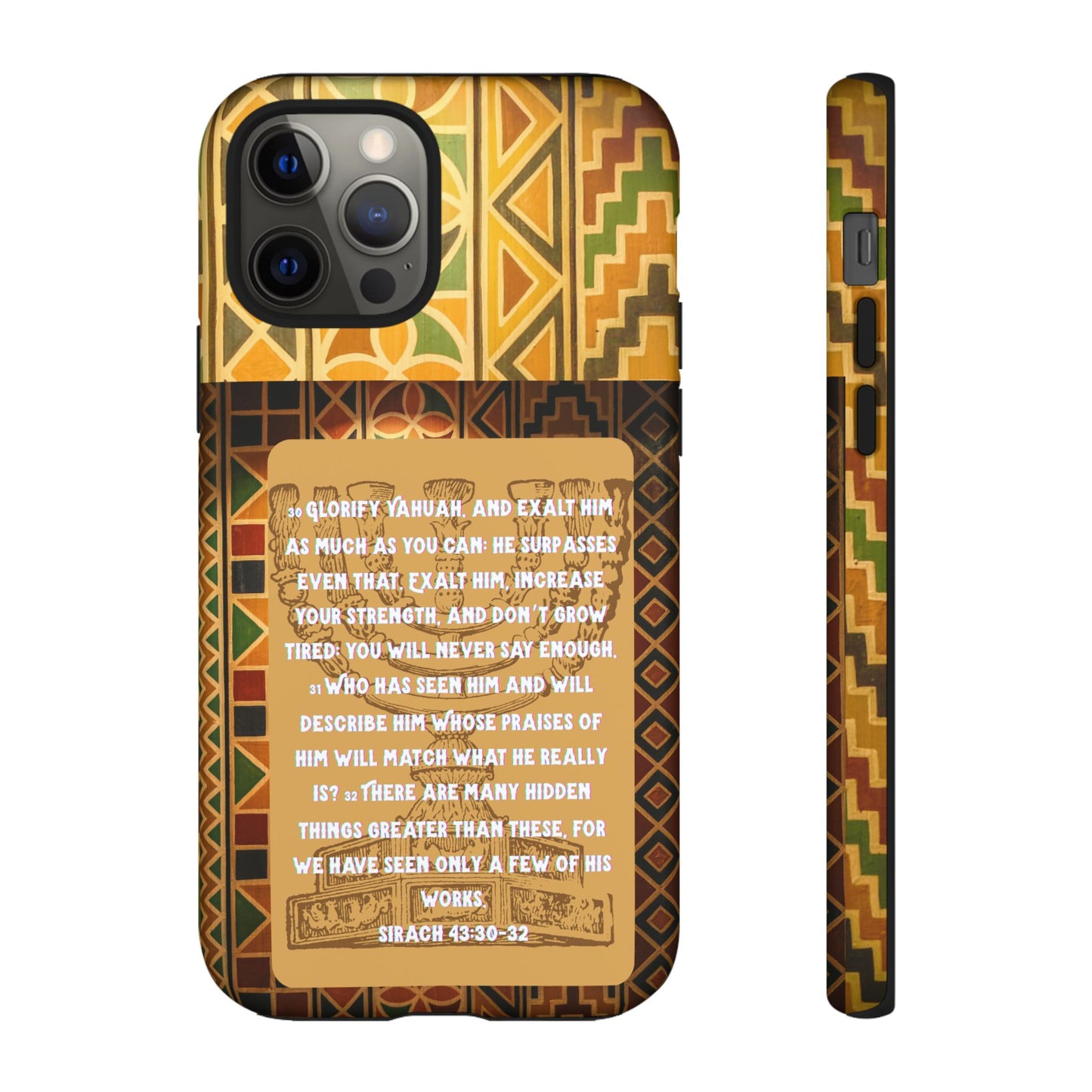 Exalt Yahuah - Sirach Phone Case - Tough Cases  - Apocryphal Collection