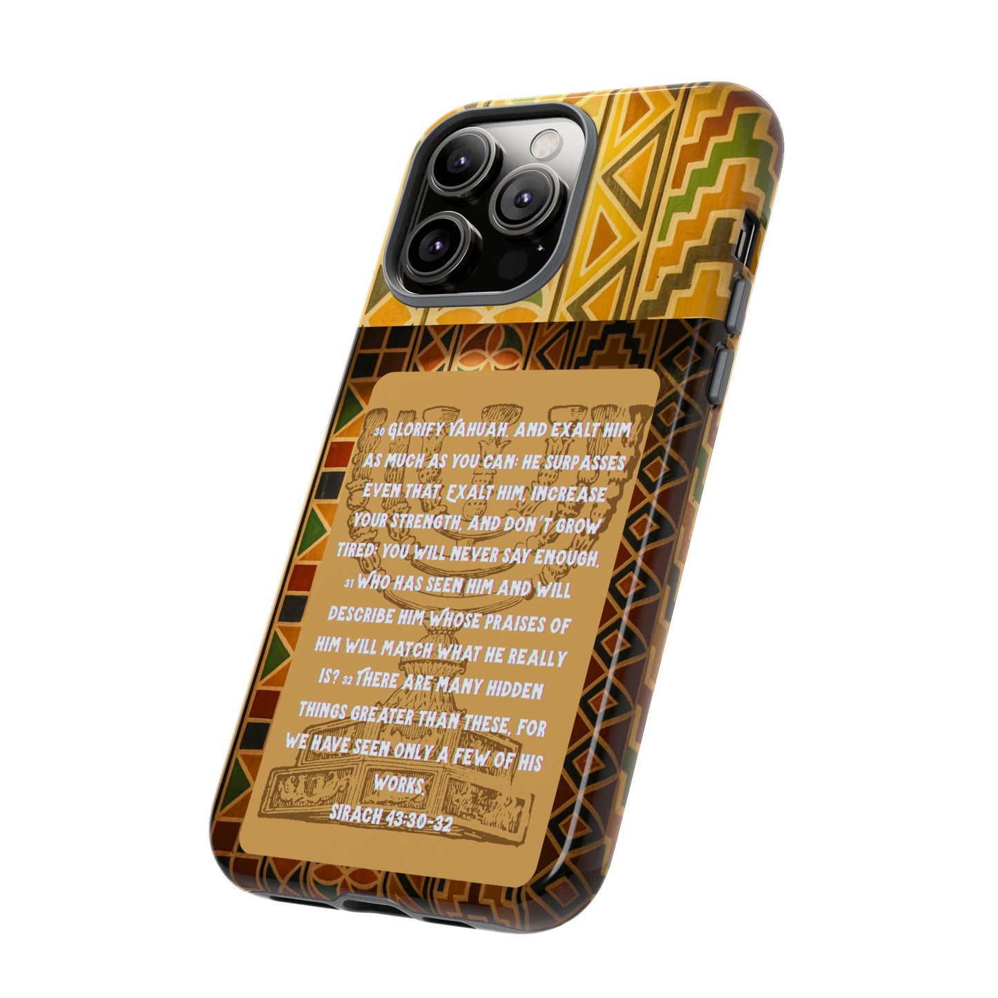 Exalt Yahuah - Sirach Phone Case - Tough Cases  - Apocryphal Collection