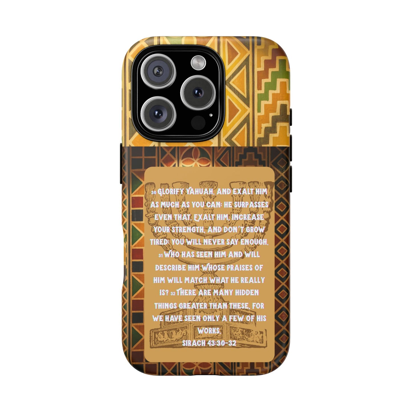 Exalt Yahuah - Sirach Phone Case - Tough Cases  - Apocryphal Collection