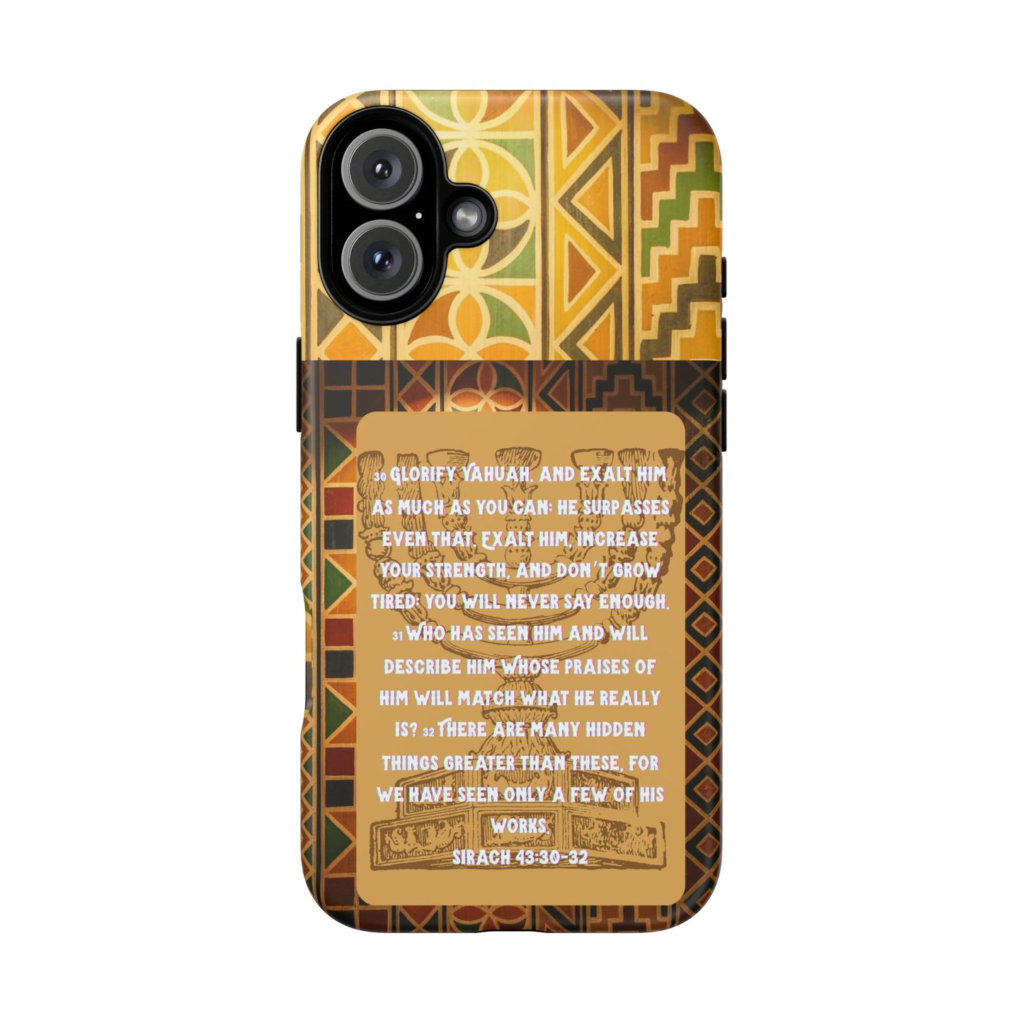 Exalt Yahuah - Sirach Phone Case - Tough Cases  - Apocryphal Collection
