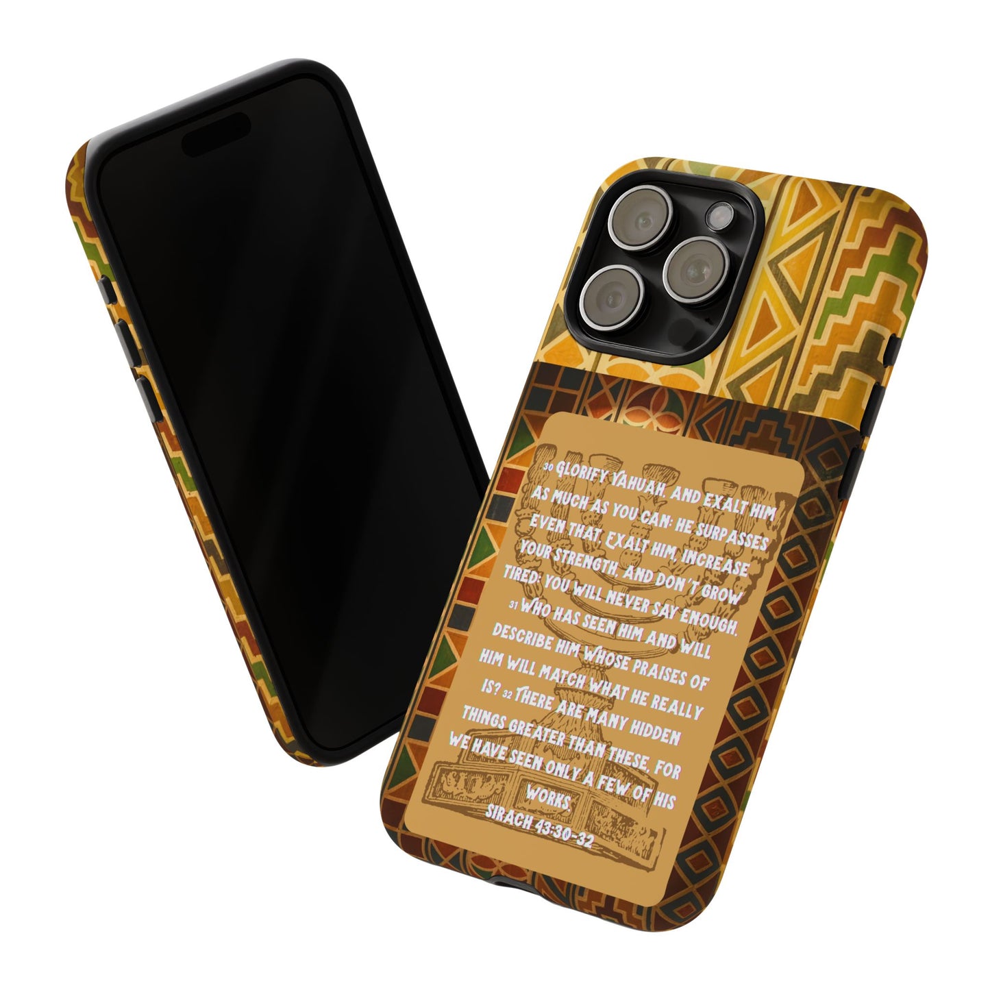 Exalt Yahuah - Sirach Phone Case - Tough Cases  - Apocryphal Collection