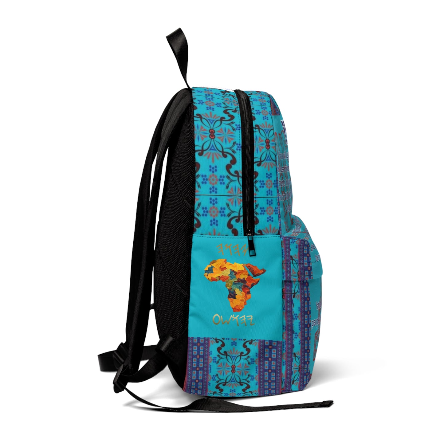 Spiritual Peace - Vibrant African Print Unisex Classic Backpack - Scriptural Affirmations Collection