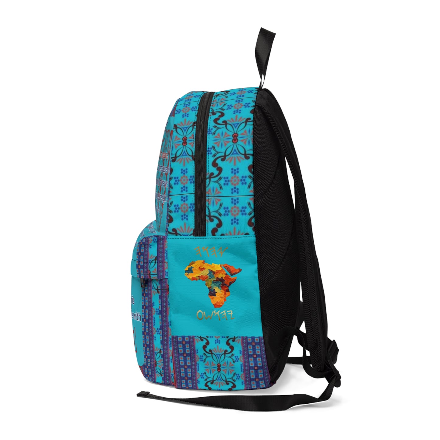 Spiritual Peace - Vibrant African Print Unisex Classic Backpack - Scriptural Affirmations Collection