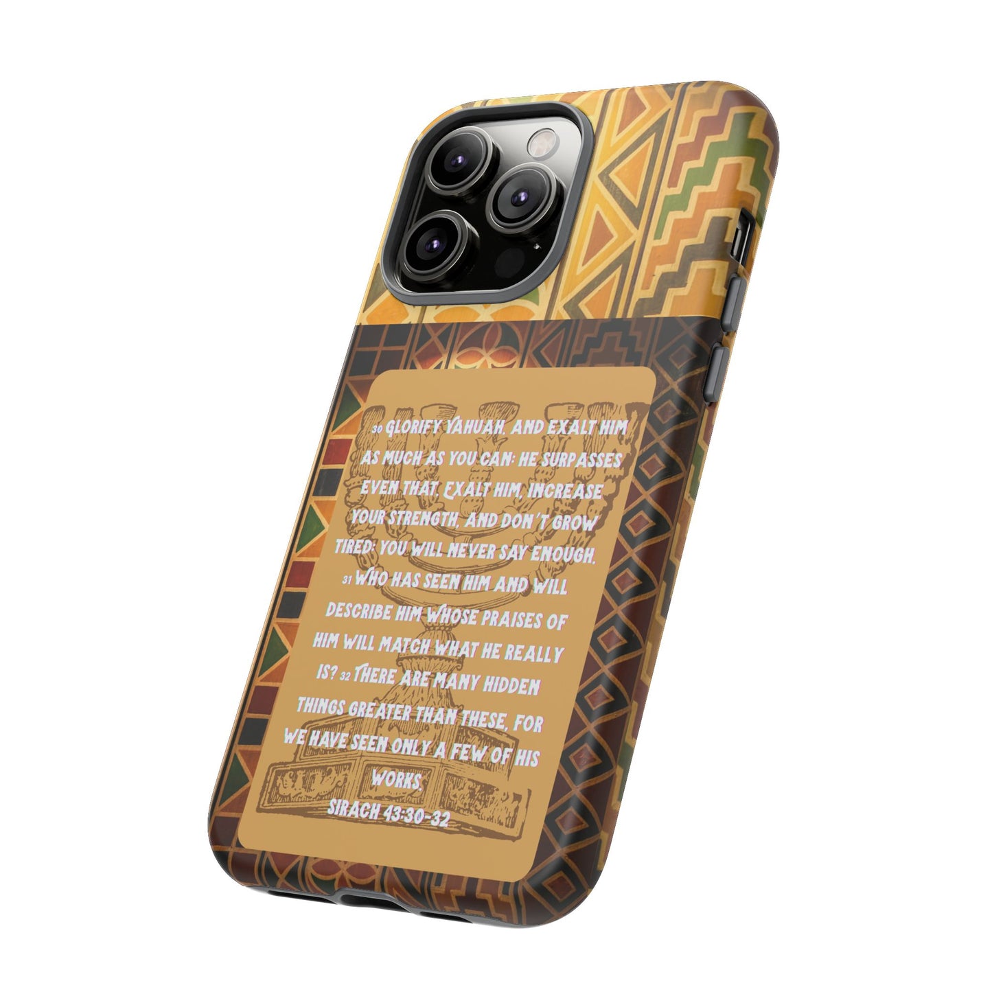 Exalt Yahuah - Sirach Phone Case - Tough Cases  - Apocryphal Collection