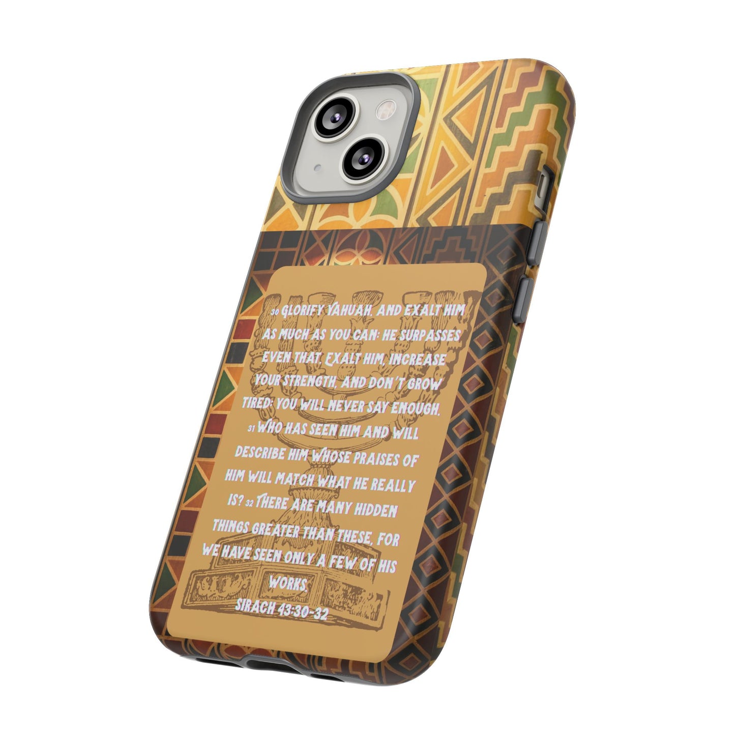 Exalt Yahuah - Sirach Phone Case - Tough Cases  - Apocryphal Collection